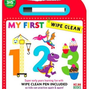 Little Learners: My first Wipe and Clean 123 – Board Book