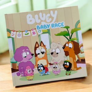 Bluey Baby Race – Hardcover