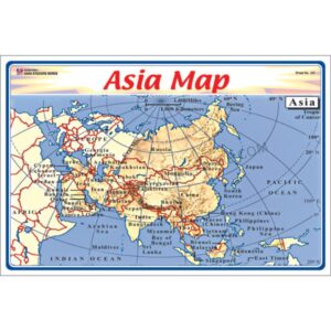 Sticker Of Map Of Asia