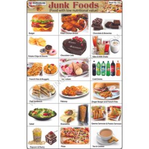 Sticker Of Junk Food