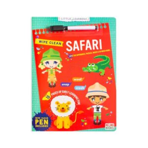 Little Learners Safari: A Wipe and Clean Activity Book
