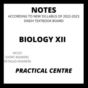 Biology Notes XII Practical Centre
