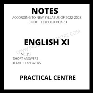 English Notes XI Practical Centre
