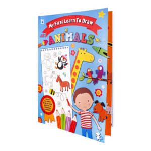 My First Learn To Draw: Animals -Activity Book (Paperback)
